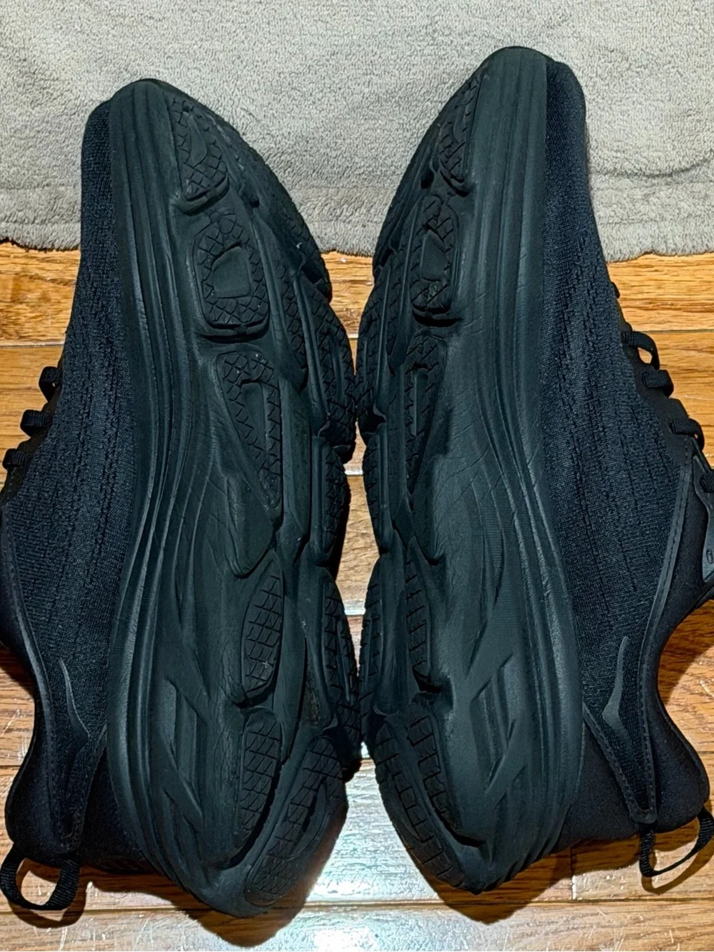 HOKA One One Bondi 8 Men’s 11.5 D Black Running Shoes Sneakers 1123202 BBLC
